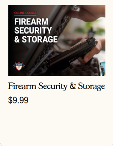FIREARM SECUIRTY AND STORAGE